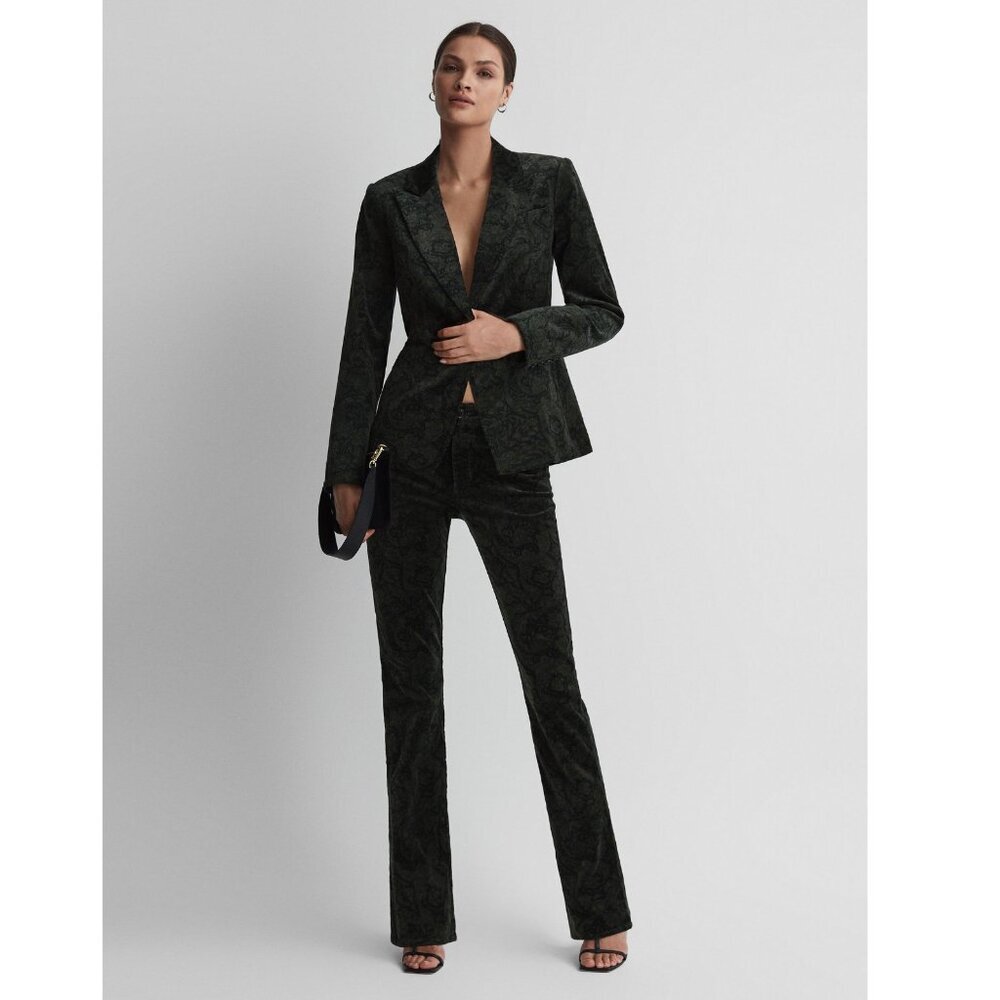 Morris & Co. x Paige Matching Suit Set Blazer Trouser Pants Romantic Whimsigoth